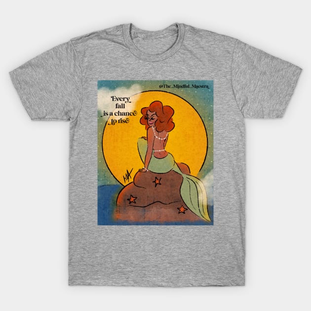 Rise like the Moon Mermaid T-Shirt by The Mindful Maestra